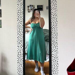 Free People Strapless Midi Dress Size Medium